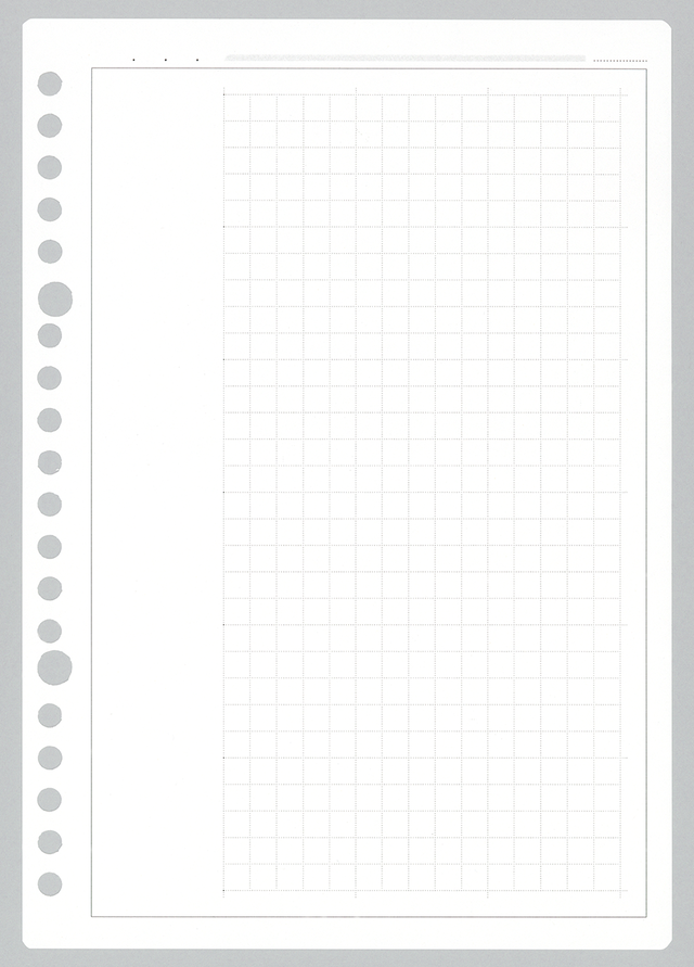 6mm方眼ドット罫 左空き ペンギンノート Mewo 0枚 100枚 2セット ペンギンノート Penguin Notebook