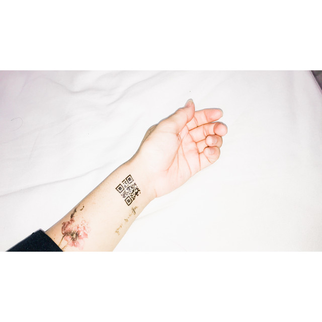 Qrコード タトゥーシール6回分 有色