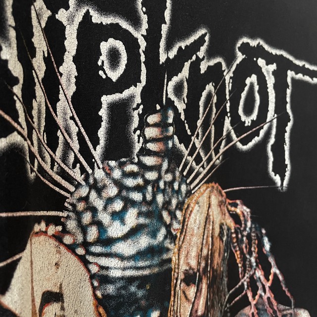 Slipknot Band Tee Metal T Vintage スリップノット ユーロ メタル バンド バンt バンtee メタルt メタルtee ヴィンテージ T Shirts Tシャツ 古着 ブラック No Sign