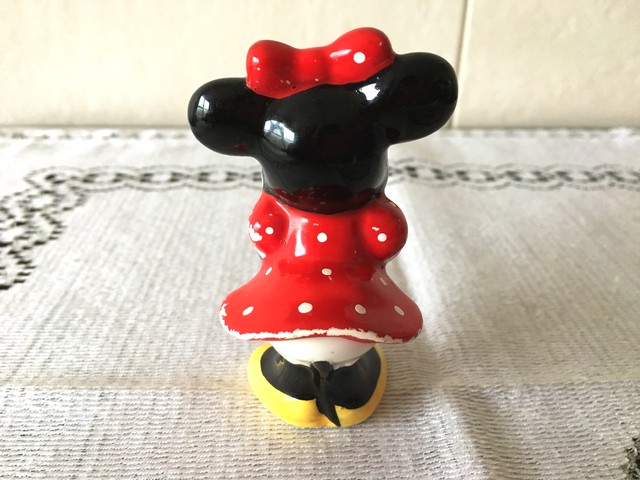 レトロミッキーと仲間たち 陶器 置物 ビンテージ レトロ雑貨 チェリッシュ