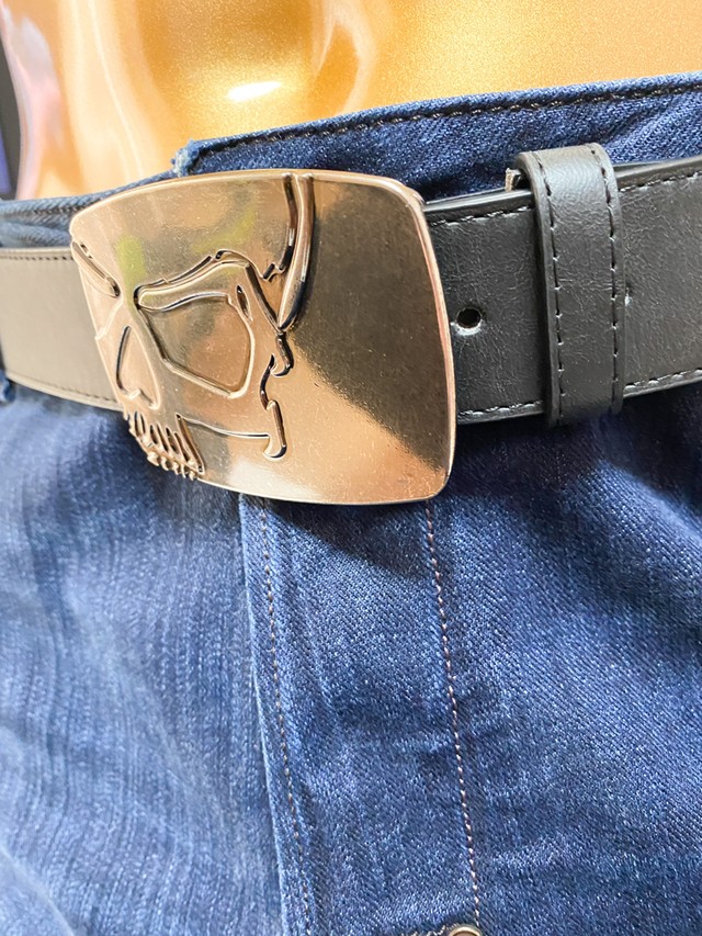 メンズベルトバックル ベルトバックルのみ ドクロ髑髏スクエア タイプ Startside スタートサイド