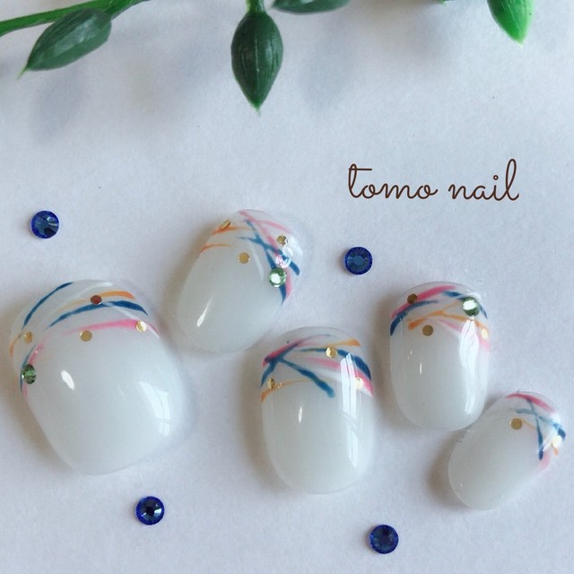 爽やか 水風船 ネイル Tomo Nail