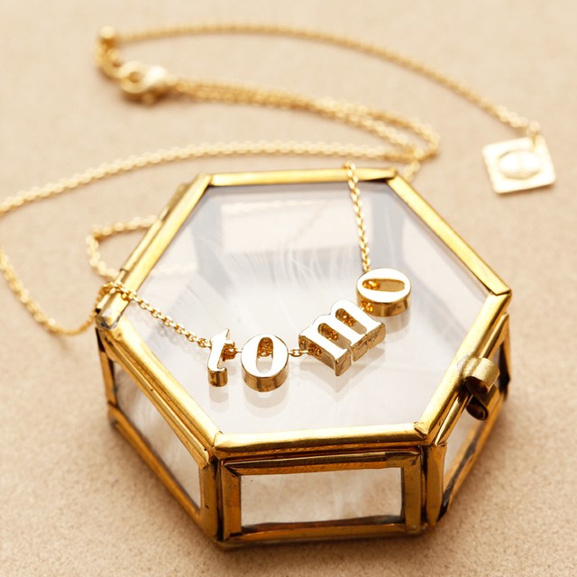 イニシャルネックレス ４文字 イニシャルネックレス専門店 Moimi