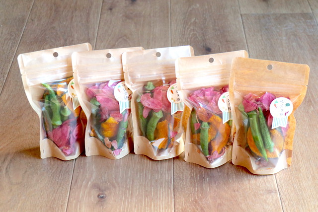 1番人気!野菜チップス【サクッとベジタ棒:3種25g5袋】オクラかぼちゃピンクじゃがいも2021夏ver