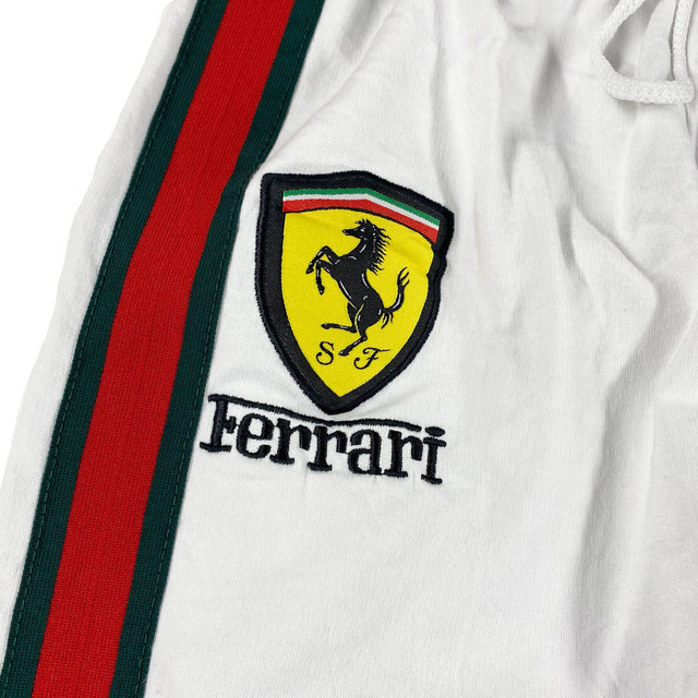 珍品 ポルトガル製 Puma ユーロ プーマロゴ Ferrari フェラーリロゴ 薄手 スウェットパンツ レディースs C1116 古着屋icecream