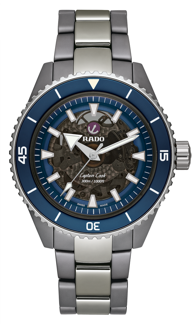 【RADO ラドー】Captain Cook High-Tech Ceramic キャプテンクック ハイテクセラミック(プラズマ×ブルー)/国内正規品 腕時計
