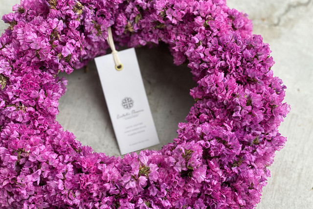 Statice Wreath Pink 04 | スターチスリース