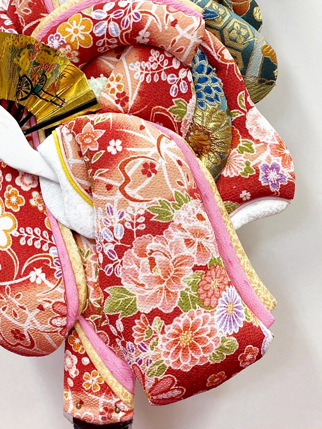 15号 押し絵羽子板 麗花 ロマン振袖 山本人形本店