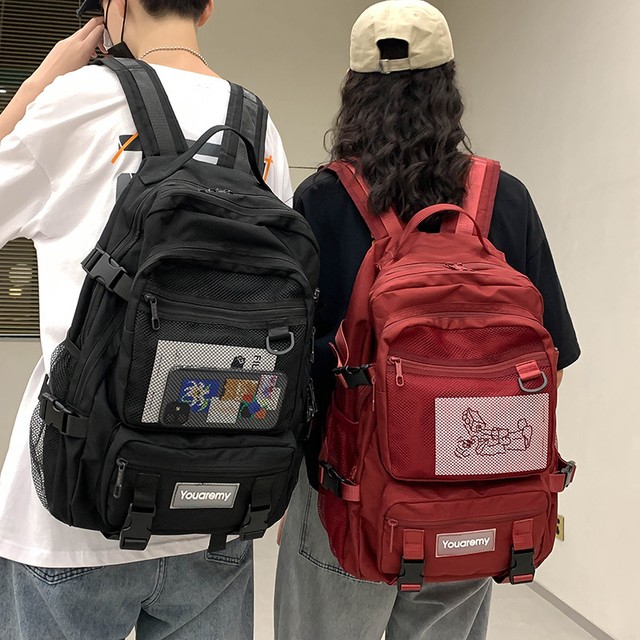 バックパック レディース リュック 春夏 秋冬 春 夏 秋 冬 黒 バッグ リュックサック かばん 部活 合宿 旅行 通学 大容量 学校バッグ 高校生 中学生 男の子 女の子 B4 ブラック アイボリー ボルドー ワインレッド カレッジコーデ カジュアル デイリー