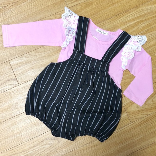 秋 冬 サロペット ロンパース かぼちゃパンツ 子供服 Re Baby