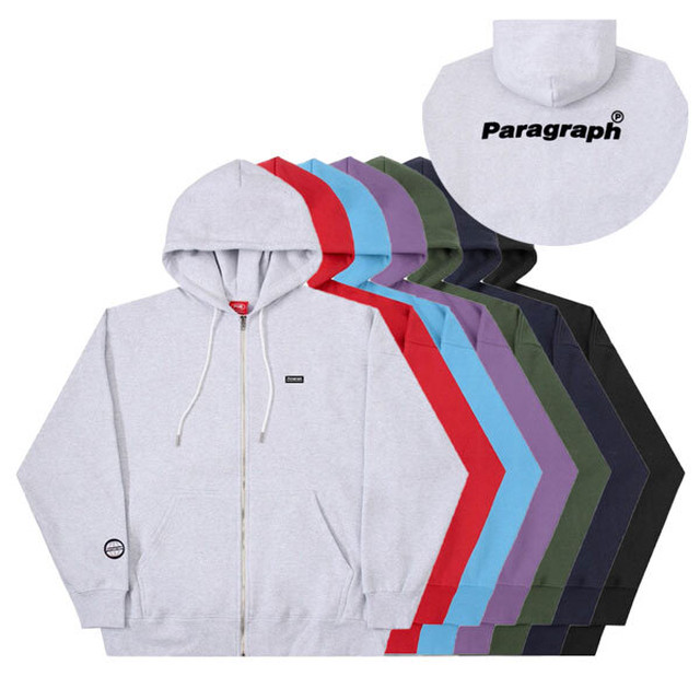 Paragraph Prg Classic Heritage Zip Up Hoodie Km287 韓国ファッション パーカー パラグラフ Kluck 韓国ファッション 韓国ブランド通販