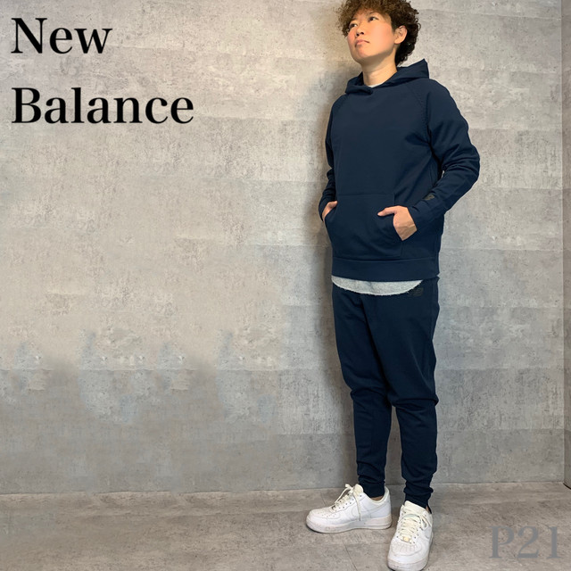 ニューバランス New Balance ニット ジャージ 上下 セットアップ L P21 Etc