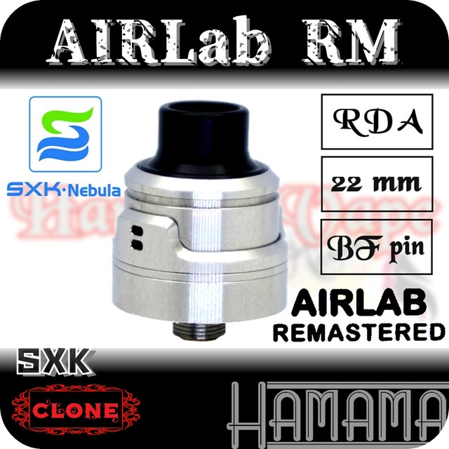 国内発送 送料無料 クローン Airlab Remastered Hamama Vape Hamamavape ベイプ Rba ハイエンド スコンカー Squonk Bfピン Rda アトマイザー Rm Sxk Clone 並行輸入販売 Vapeショップ Hamama Vape Hamamavapeクローン Rda Rta Rdta