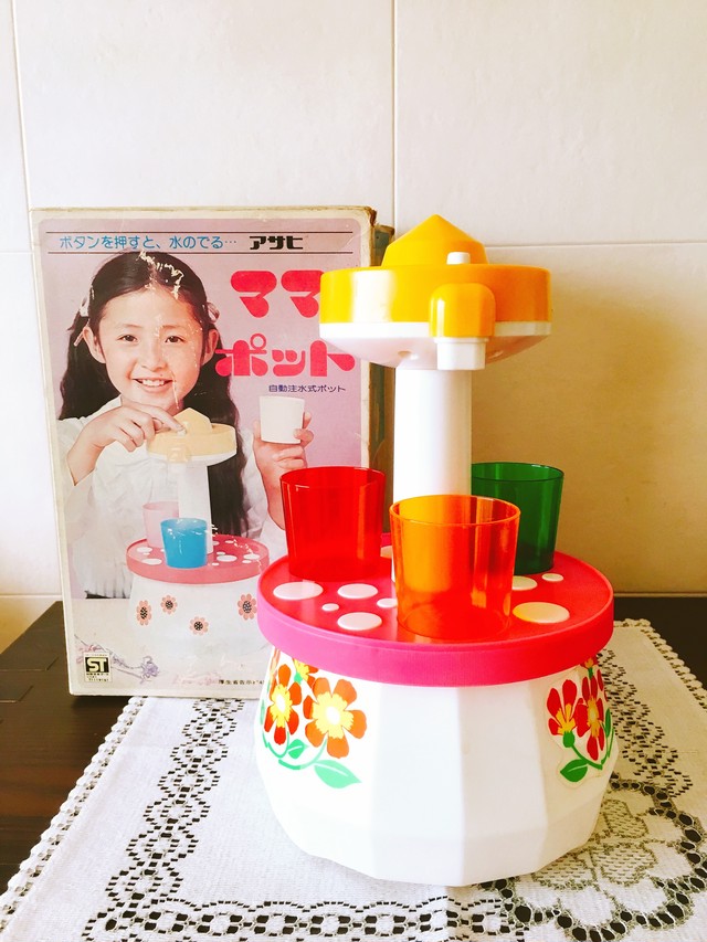 昭和レトロ アサヒ玩具 ママポット 稼働品 レトロ雑貨 チェリッシュ