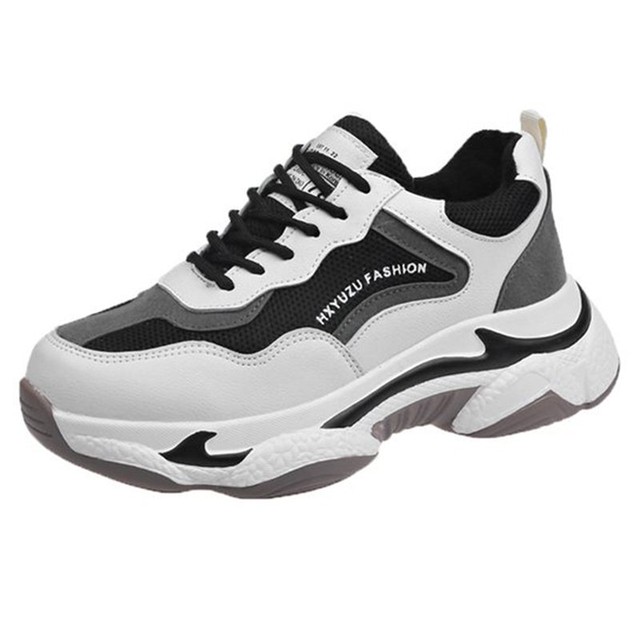 スニーカー 配色 スポーティ カジュアル 厚底 緑 グリーン 灰 グレー おしゃれ お出かけ アウトドア シューズ 韓国 韓国ファッション オルチャン オルチャンファッション P1285 Korean Select 韓国ファッション オルチャンファッション