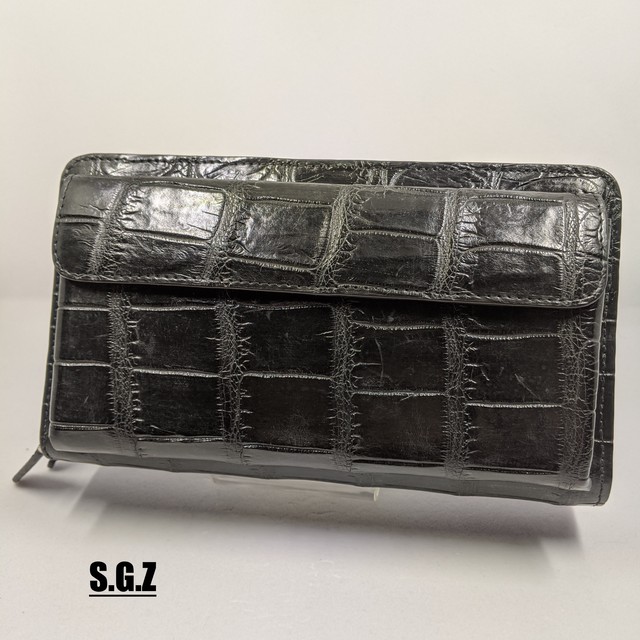 クロコダイル 本革 クラッチバッグ セカンドバッグ Ccbb1 S G Z
