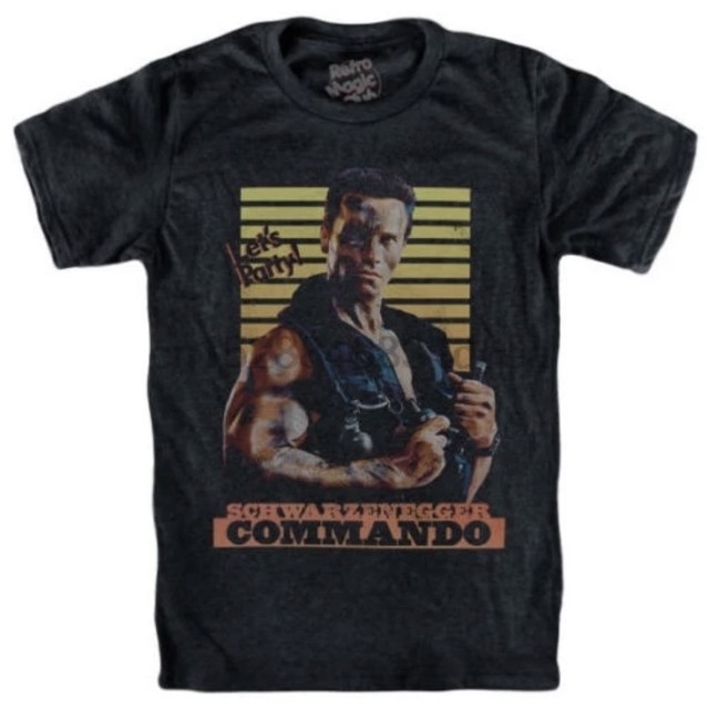 Commando Tシャツ コマンドー Tee 映画 Movie Sf アーノルドシュワルツェネッガー Tee Bf Merch S