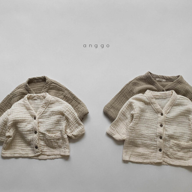 即納 Bebe Crispy Rice Cardigan 韓国子供服 ベビージャケット リンクコーデ Anggo こどもふく Select Shop Yourcloset 韓国子供服 海外子供服