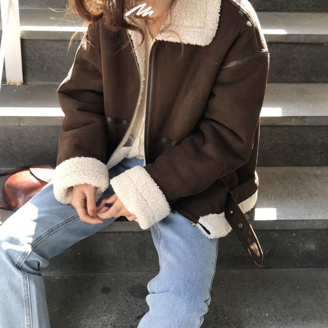 〈リクエストアイテム〉もこもこムートンジャケット 【Fluffy mouton jacket】