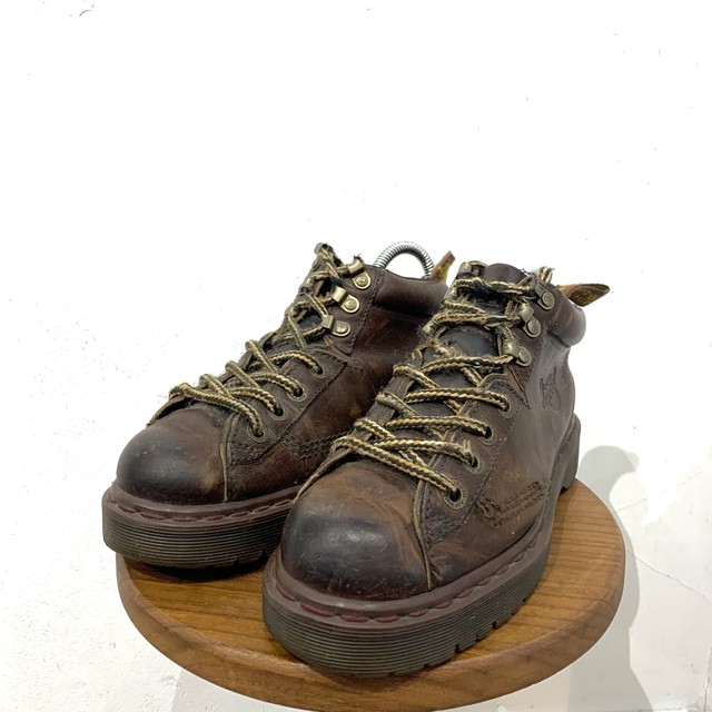 Dr Martens Made In England ドクターマーチン 4ホール ローファー ショートブーツ 6 Slat Albatross Vintage