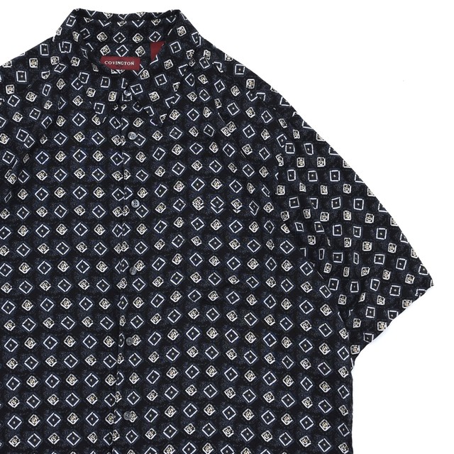 COVINGTON fine full pattern rayon shirt