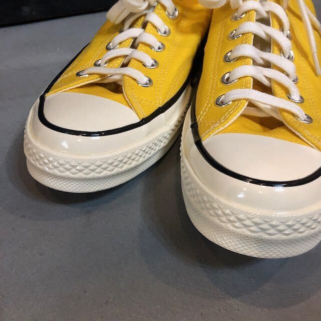 Converse Chuck Taylor Ct70 Lowcut コンバース チャックテイラー 三つ星 スニーカー ローカット シューズ Amarillo イエロー メンズ9 27 5cm相当 120 Number12