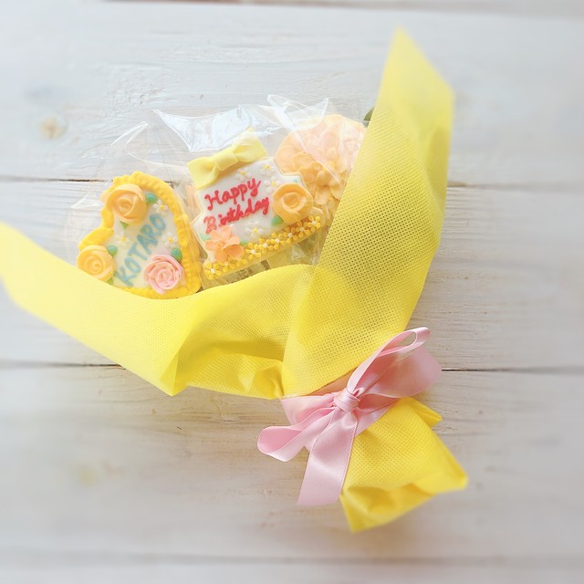 花束アイシングクッキー Atelier A 世界に１つだけのオーダーメイドのスイーツとクラフトのお店