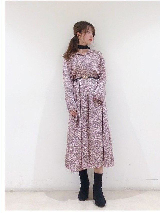 花柄 ロングワンピース 長袖 マックスマーラウィークエンド レディース ワンピース ドレスmサイズ Lサイズ 長袖 ロング丈 フラワー柄 ワ Basecamp49