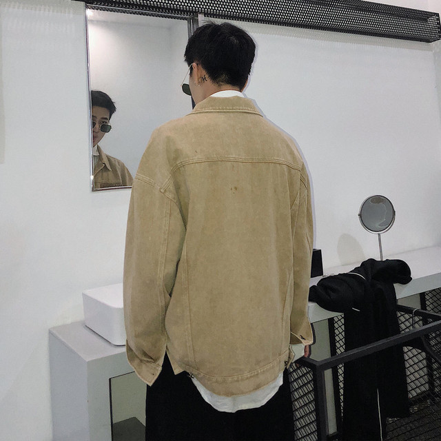 2色 デニムジャケット ペイズリー柄 古着系 メンズ Zakku Zakku