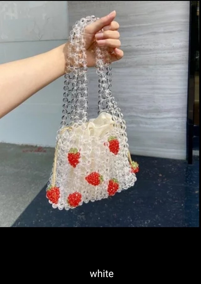 ビーズバック ガーリーバック サマーバック 韓国スタイル サマーバック ガーリー ビーズ Fee Lulu