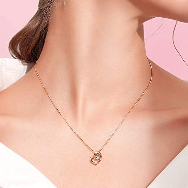Jpcs Amazon限定ブランド ネックレス レディース スワロフスキージルコニア採用 ペンダント シルバー925 アクセサリー 誕生日 プレゼント 女性 ジュエリー Az Japan Classic Store