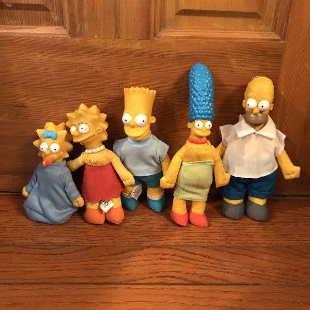 非売品 シンプソンズファミリー 5個セット ヴィンテージアメリカントイ The Simpsons Soft Vinyl Toy Honey Antique ヴィンテージ アメリカン雑貨 アンティーク アメトイ インテリア小物 ミールトイのお店