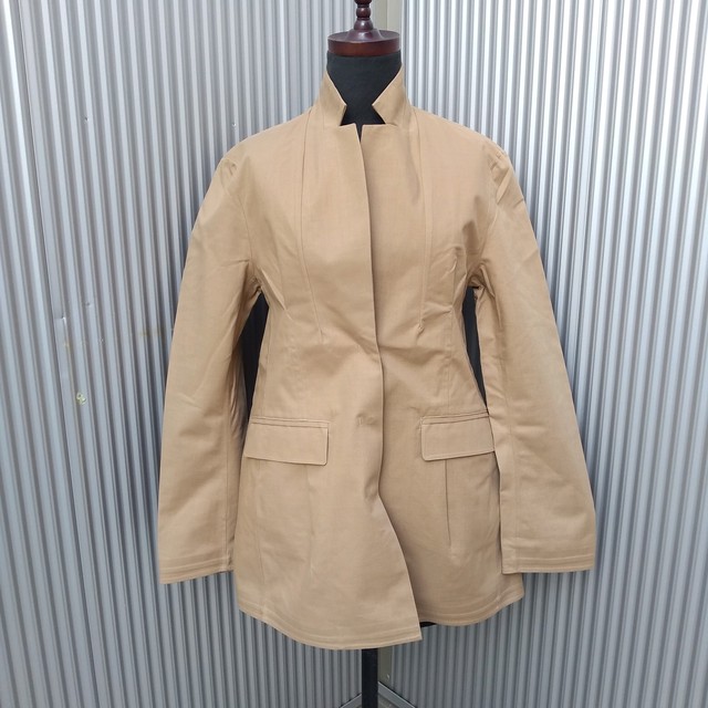 国内正規品 18aw 新品 マメ クロゴウチmame Kurogouchi デサント オルテラインdescente Allterrain デッドストック 耐水 透湿 テーラードジャケット セットアップ Dorg90wu 1 サンドベージュ 定価 P0417ls4059 古着屋rainbowfield Since 06