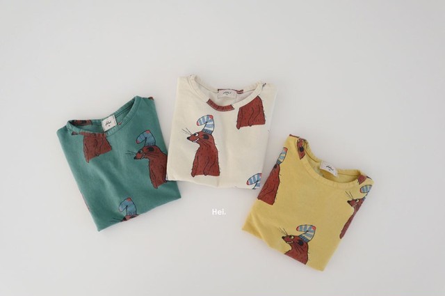 即納 Hei Meerkat Tee ミーアキャットt Gogoterra 韓国子供服 ベビー服セレクトショップ