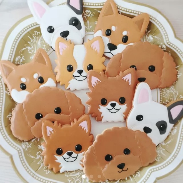 犬・猫クッキー（1枚） | アイシングクッキーショップ〜Dream Sweets Factory〜