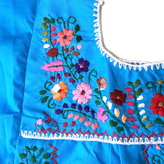 メキシコ刺繍 キッズワンピース110 Pinata ピニャータ メキシコ刺繍と服飾小物のお店 メキシコ刺繍 キッズワンピース110 Pinata ピニャータ メキシコ刺繍と服飾小物のお店