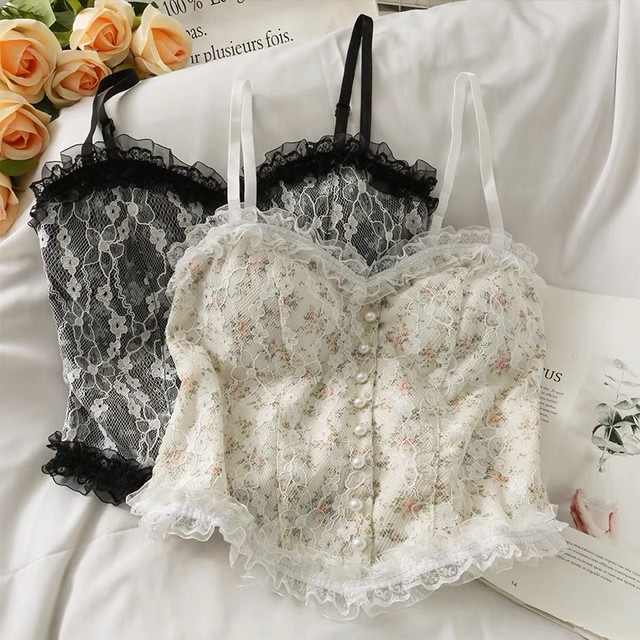 flower lace camisole