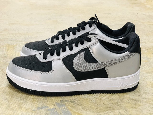 Nike Air Force 1 B Black Snake Reflective Black Silver Black ナイキ エアフォース 1 B 黒蛇 リフレクティブ ブラック シルバー ブラック Dj6033 001 Inception