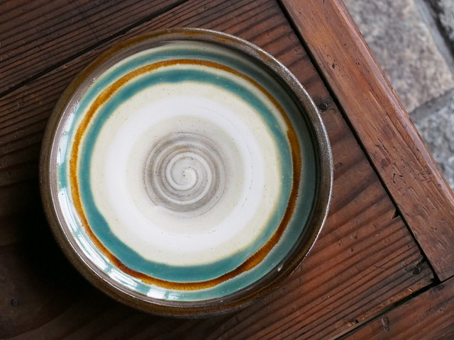 売切 小鹿田焼 坂本浩二窯 7寸平皿 民藝とタイ料理 コイコイ商店