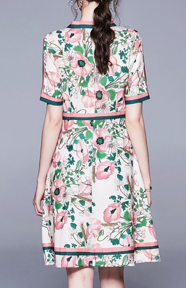 結婚式ドレス お呼ばれ ドレス ワンピース 30代 代 40代 パーティードレス 結婚式 二次会 ワンピース Aライン ワンピース 膝丈 清楚 ワンピース 春夏 Jm8131 Dress No Sato