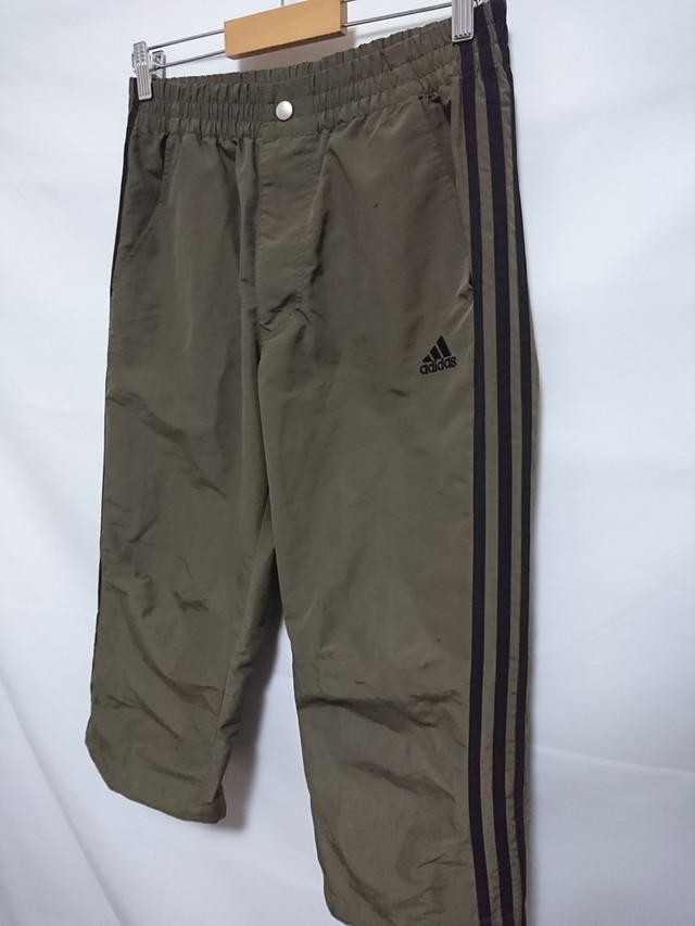 古着 メンズl Adidas アディダス カーゴパンツ 7分丈パンツ カジュアル スポーツ ウォーキング ジョギング カーキ スポーツウェア シューズの古着屋 リサイクルスポーツ