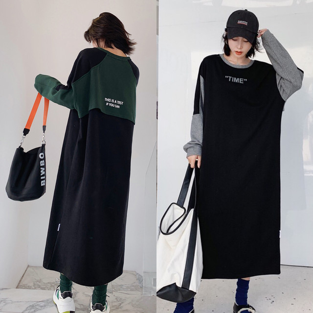 期間限定セール パーカーワンピース 長袖 秋 冬 春 レディース ウエスト おしゃれ ゆったり 重ね着 Sale 公式通販 Centrodeladultomayor Com Uy