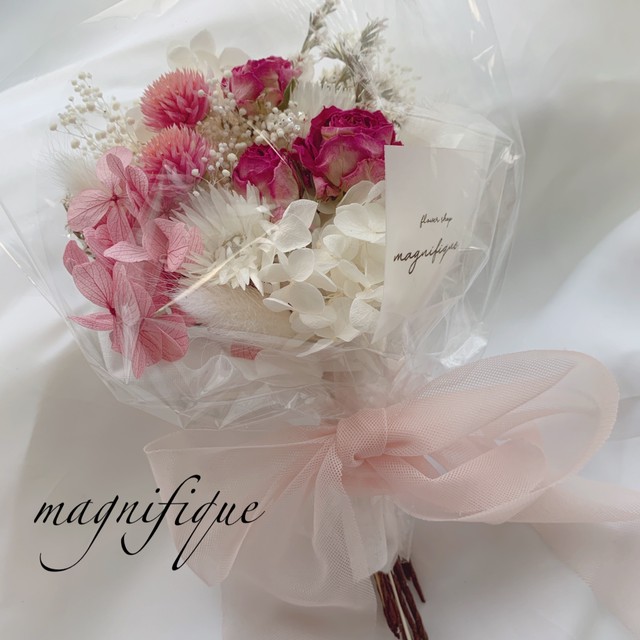 ドライフラワー 花束 ブーケ ピンク系 Magnifique5