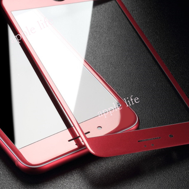 送料無料 レッド 赤 Iphone7splusガラス Iphone7sガラスフィルム ガラス液晶 保護シート 大人向けスマホケースショップ アップルライフ