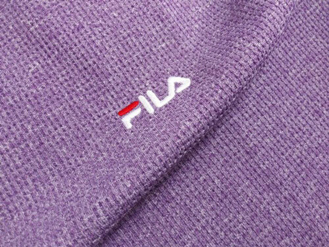 Fila フィラ Fl5925 パープル レディースtシャツ 長袖 吸水速乾 汗を吸収し乾きやすいカットソー ロゴ おしゃれ かわいい 服秋 ファイブスター