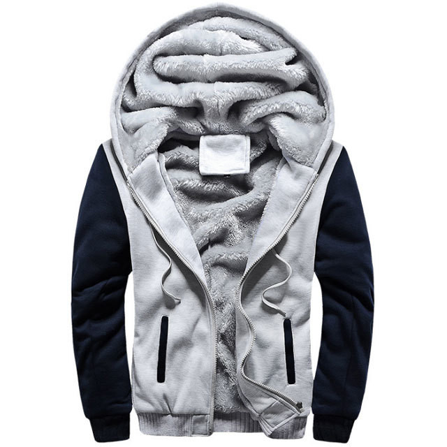 裏ボア あったか パーカー メンズ ジャケット ジップ フーディー A N Skinny