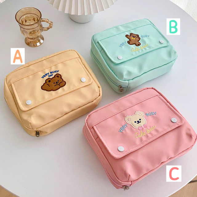 海外 Milkjoy Cake Bear 手帳収納バッグ ポーチ 小物入れ 全3種類 Honey Bee ハニービー