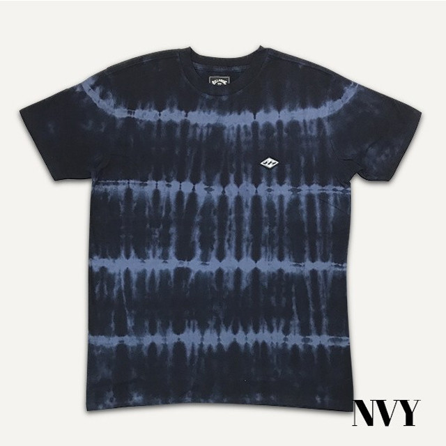 Ba011 306 ビラボン タイダイｔシャツ メンズ 人気 ブランド プレゼント おしゃれ マルチカラー 紺 ロゴ S M Oddball Crew Billabong Beachdays Okinawa
