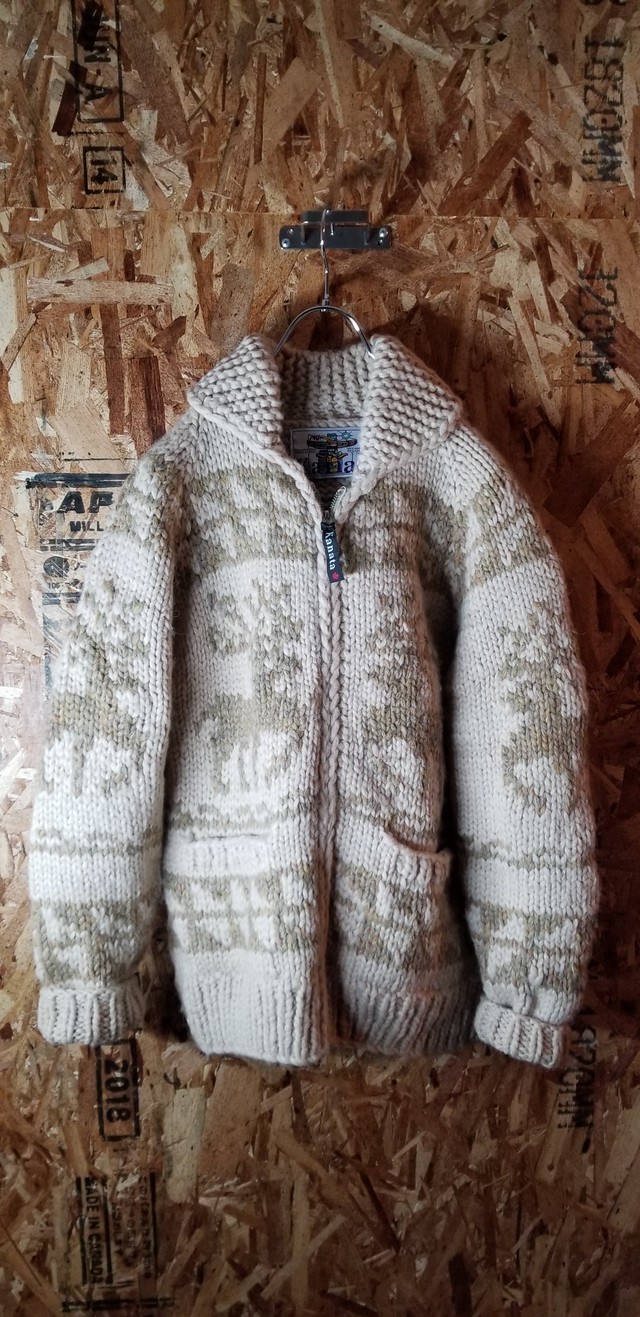 正規代理店 上野商会 Kanata カナタ カウチンセーター M位 Used Vintage Clothing Bridge