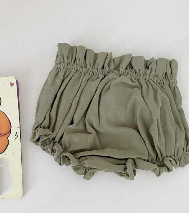 ５色ラインナップ ベビーバルーンパンツ 格安 人気新品 子供服 短パン ショートパンツ 男女兼用 可愛い ベビー服 5色66 こどもふくririmi